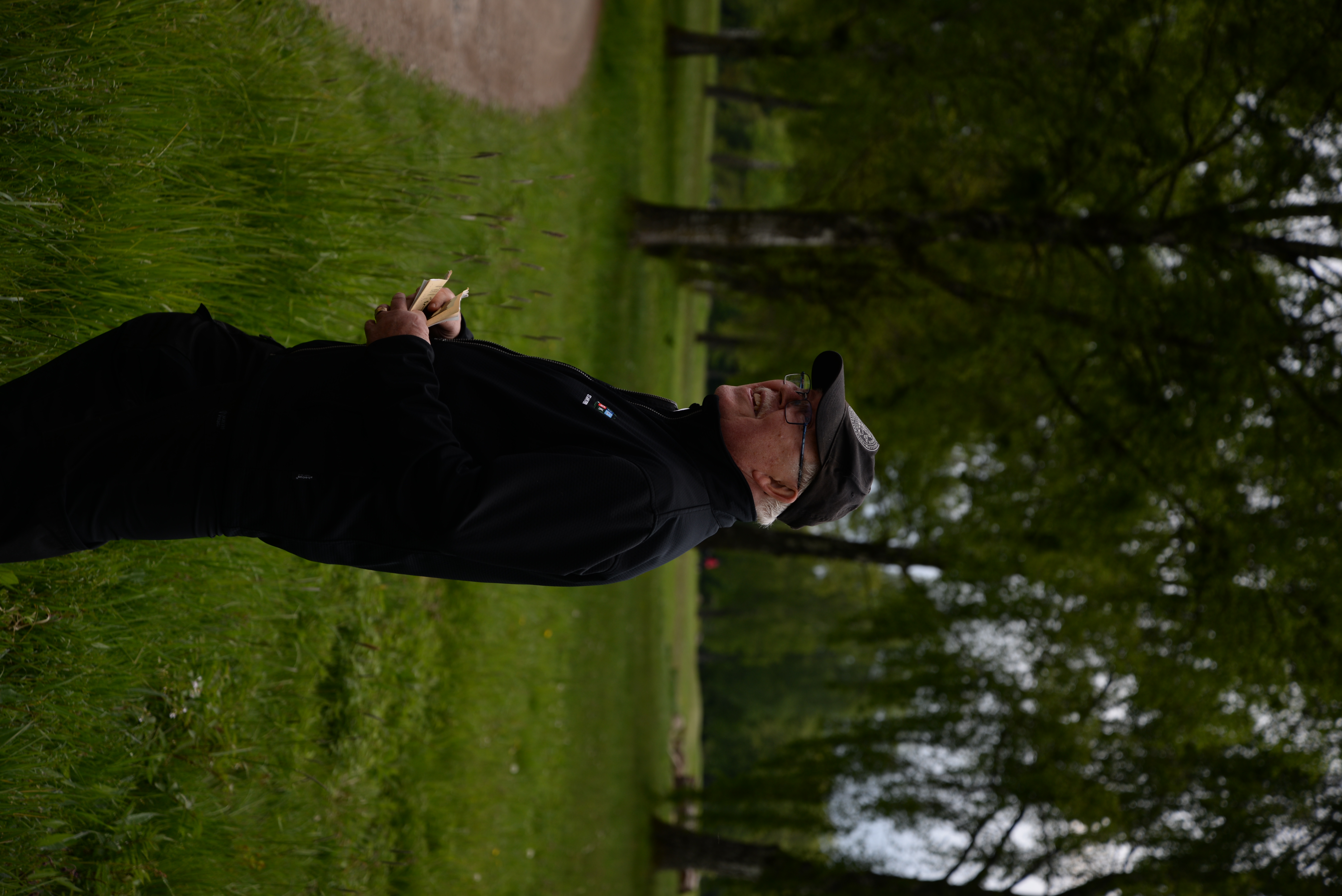 Grassland between the fairways